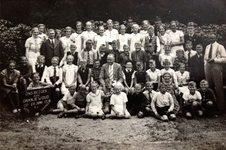 Schoolreis 1939 Oranjewoud
